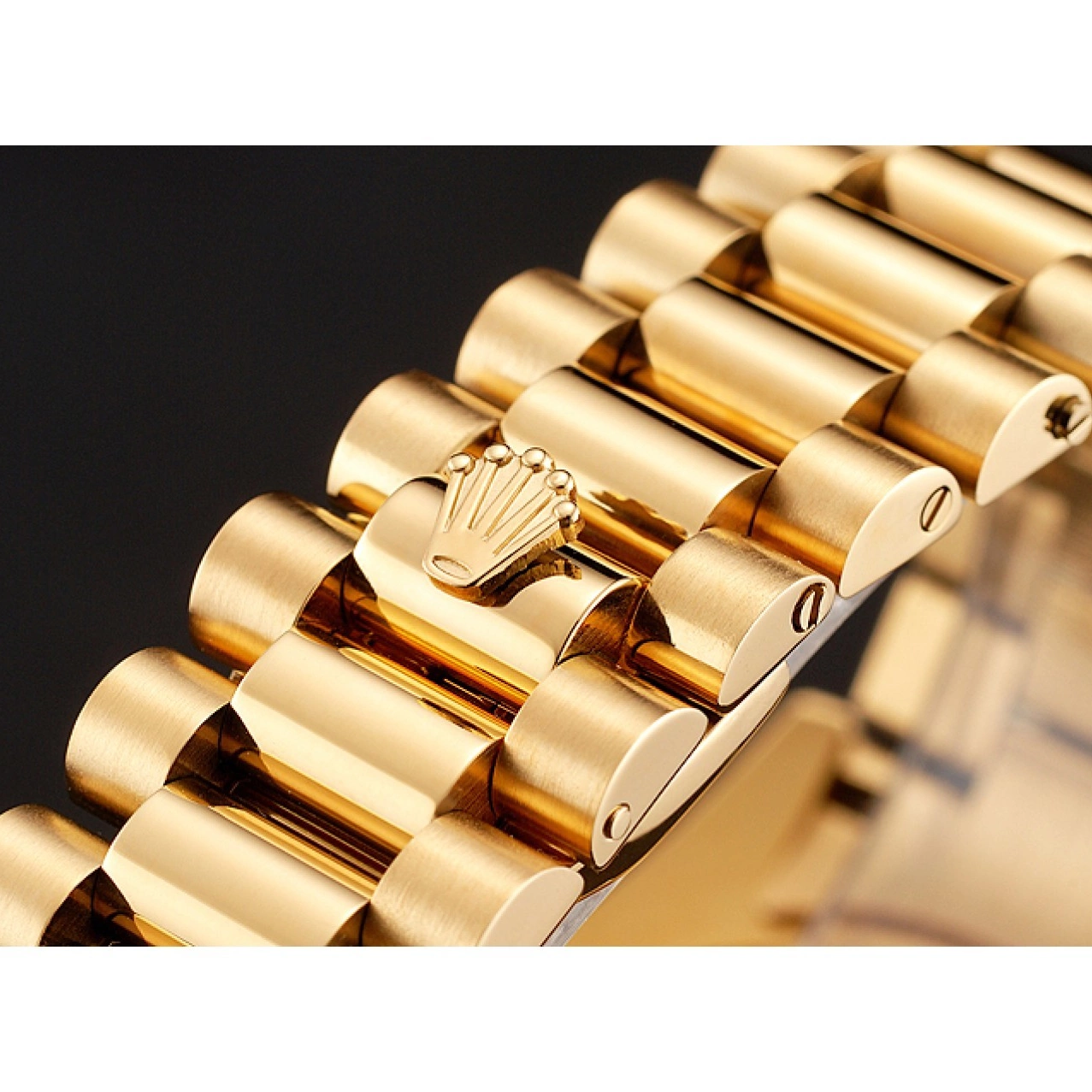 Aaa replica watch Champagne Bezel Bracelet Swiss Rolex Gold 1454097 Datejust Diamond Dial 0710